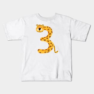 Leopard three Kids T-Shirt